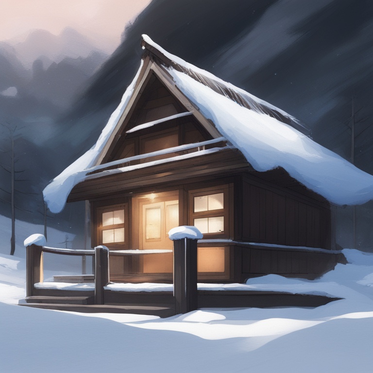 雪屋温泉旅馆120M,雪屋温泉旅馆120M，冰雪中的温暖驿站