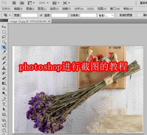 photoshop怎么进行截图