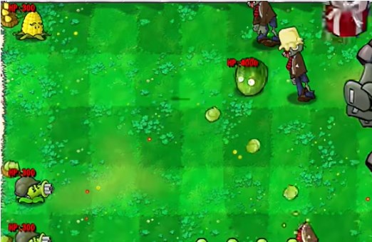 pvz杂交版迷你游戏僵王博士的复仇通关详解,大白兔上的两颗葡萄的图片